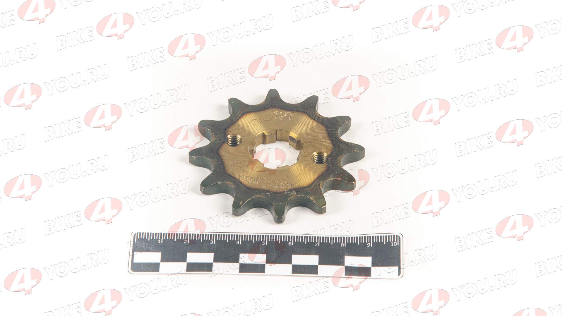 Звезда ведущая (520-12) 20мм сталь, закаленные зубья Звезда ведущая (520-12) 20мм сталь, закаленные зубья