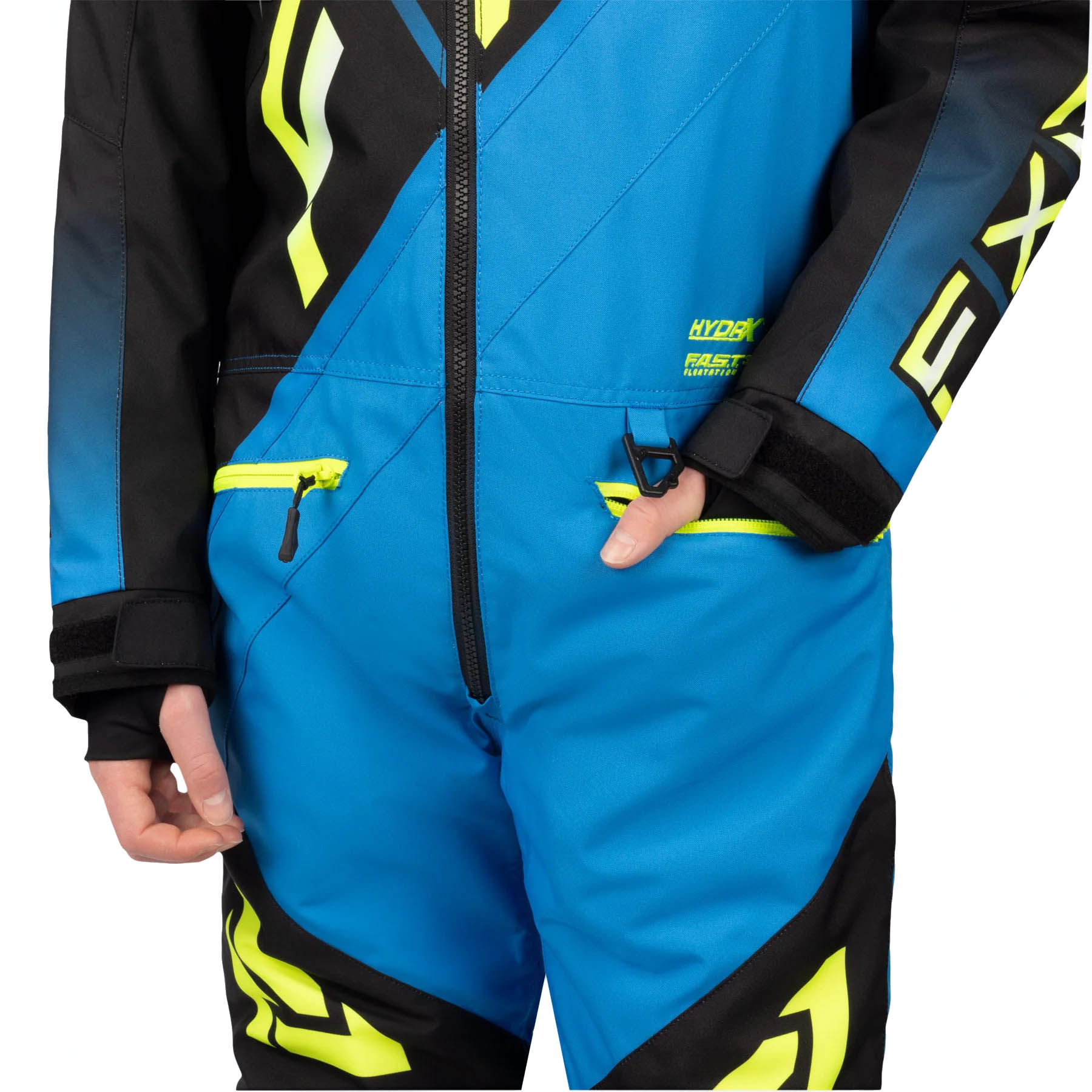 Комбинезон для снегохода (детский) FXR CX №6 blue-black (текстиль) (10Y) Комбинезон для снегохода (детский) FXR CX №6 blue-black (текстиль) (10Y)