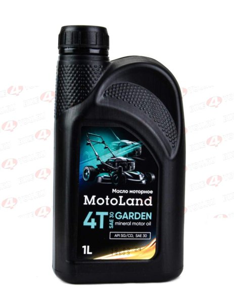 Масло моторное для садовой техники MOTOLAND Garden 4Т SAE30 1л