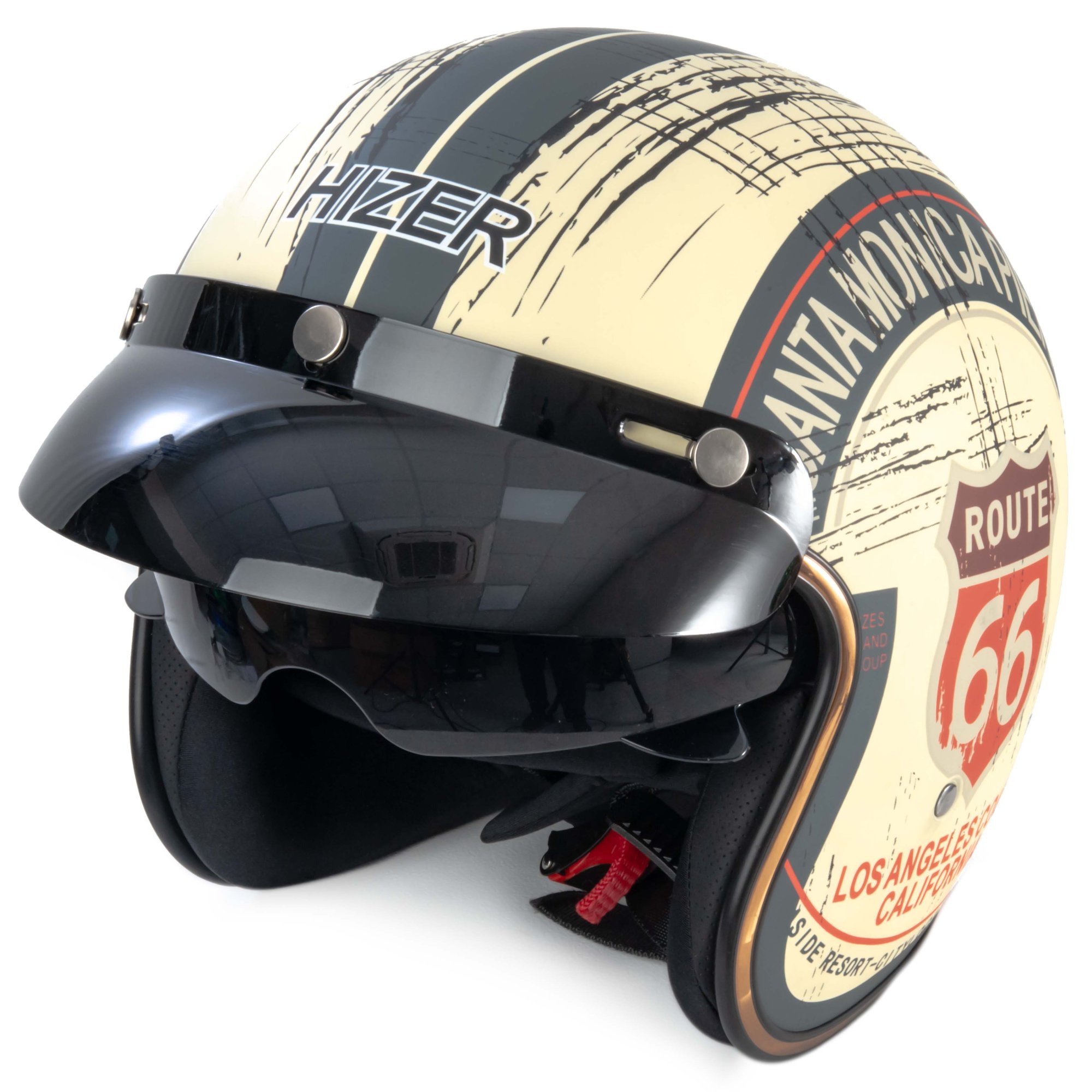 Шлем мото открытый HIZER J510 №1 (S)